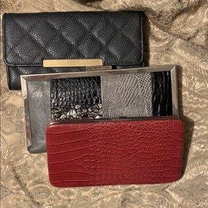 COPY - Wallet BUNDLE 3 Billfold Trifold BCBG Gray…